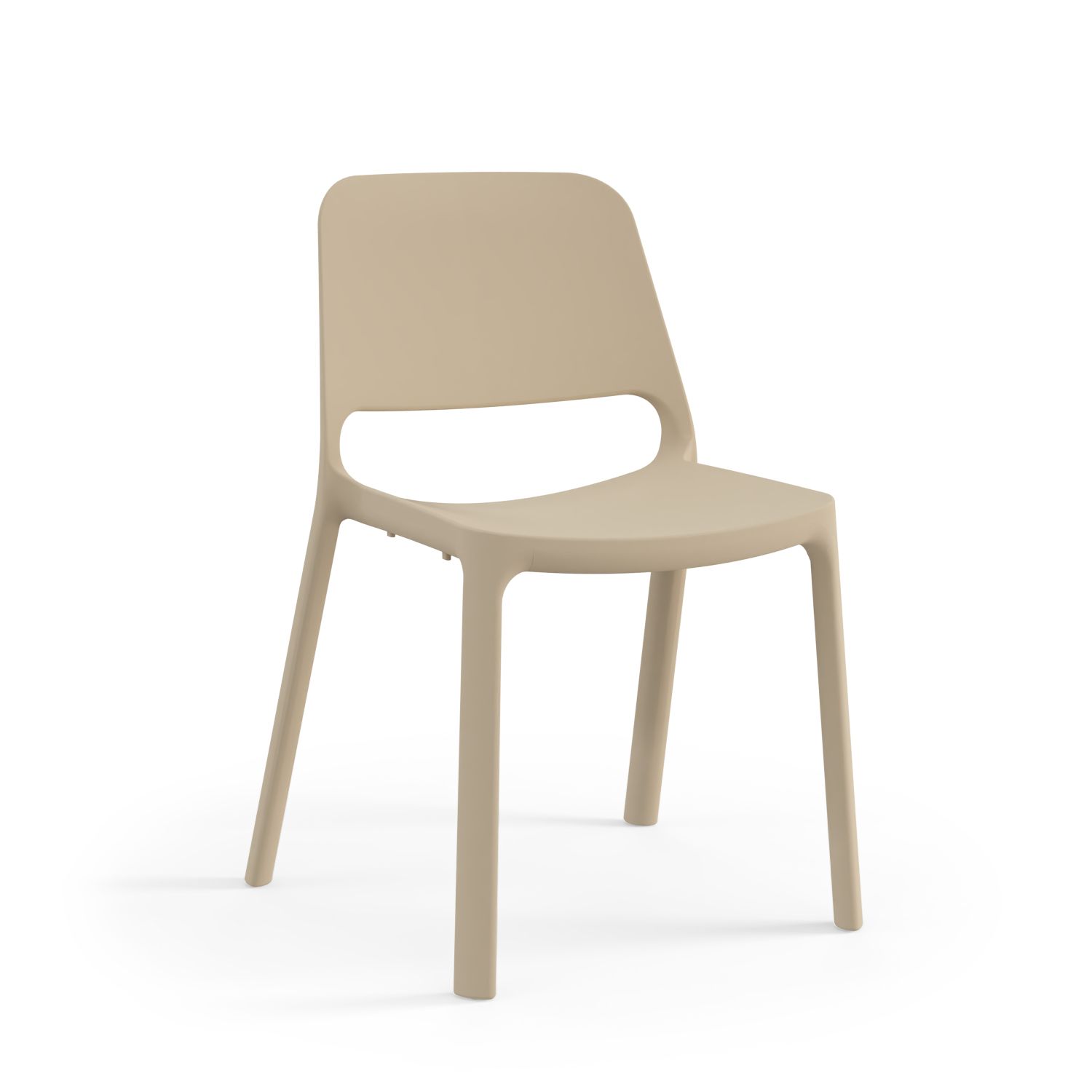 Besucherstuhl in Beige