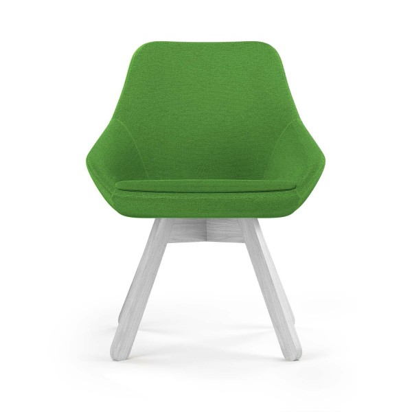 Schalensessel in Grün